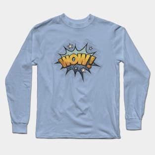 Wow Onomatopoeia Long Sleeve T-Shirt